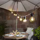 LED-lampa Star Trading E27 24V Low Voltage 12 cm