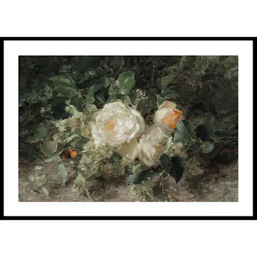 Poster Gallerix A Bouquet Of Roses By Olga Wisinger-Florian