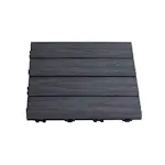 Terrassplatta Hortus Komposit 30X30 cm Antracitgrå 4-Pack