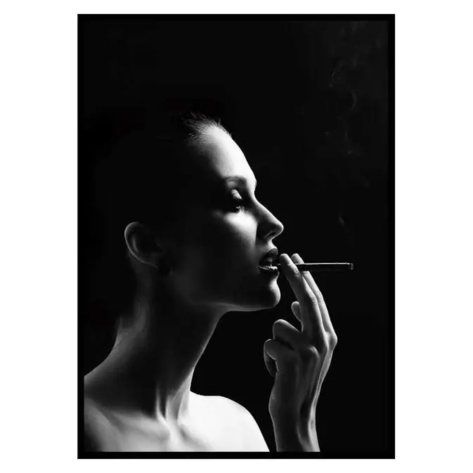 Poster Gallerix Smoking Woman