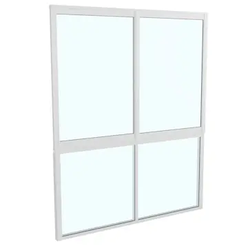 Skjutfönster med fast underdel Landskap Stadig Sommar 2-del