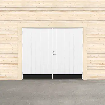 Garageport Sveadörren Varm Grundmålad