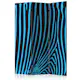 Rumsavdelare Skärmvägg Arkiio Zebra Pattern Turquoise 135x172 cm