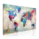 Tavla Arkiio World Map Cracked Wall