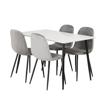 Matgrupp Venture Home Pobbie med 4 Stolar