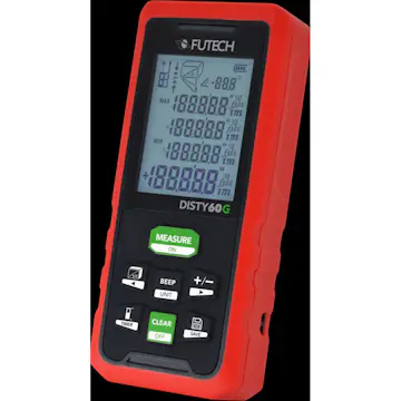 Avståndsmätare Futech Disty 60G Grön Laser 60 m