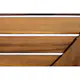 Utebord Comfort Garden Lines Runt 140 cm Akacia/Svart