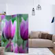 Rumsavdelare Skärmvägg Arkiio Purple Spring Tulips 135x172 cm
