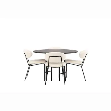 Matgrupp Venture Home Copenhagen med 4 Chico Stolar