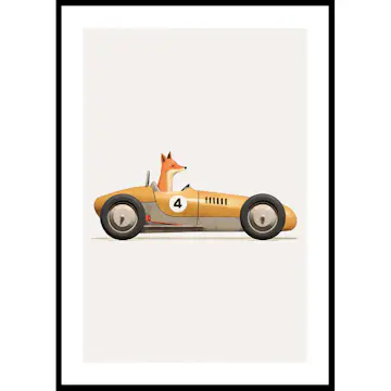 Poster Gallerix Fox In Toy Car