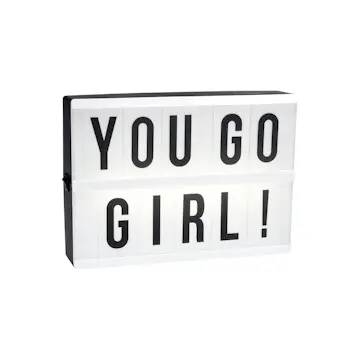 Ljuslåda PR Home LED 90 bokstäver A5