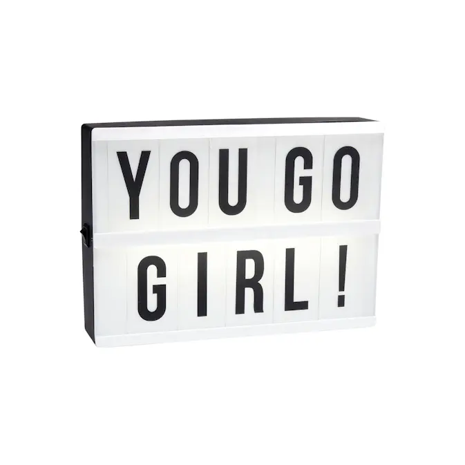 Ljuslåda PR Home LED 90 bokstäver A5