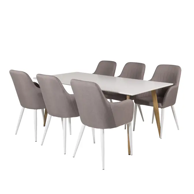 Matgrupp Venture Home Pobbie med 6 Corina Stolar