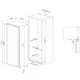 Integrerad Frys SMEG S9F174NE No Frost