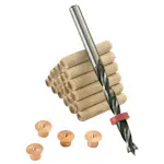 Pluggset Wolfcraft Plugg & Borr