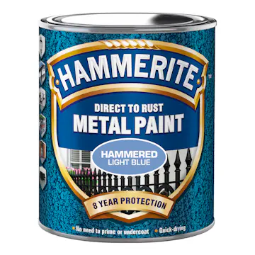 Rostskyddsfärg Hammerite Hammarlack Ljusblå 750ml