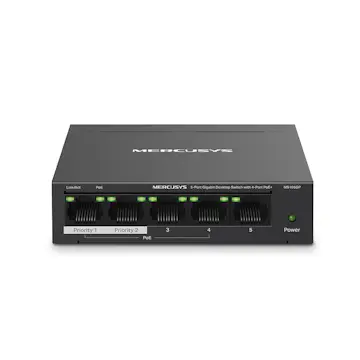 Desktop Switch Mercusys MS105GP 5-Port Gigabit with 4-Port PoE+