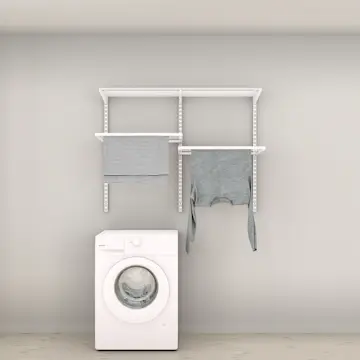 Tvättlösning Elfa Ready Solution Classic 2 Vit B: 1248 mm