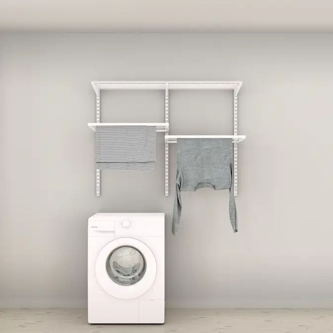 Tvättlösning Elfa Ready Solution Classic 2 Vit B: 1248 mm