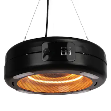 Terrassvärmare Home it för Upphängning i Lampa Svart 1500W