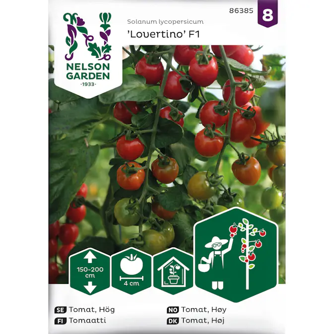 Frö Nelson Garden Tomat Hög Lovertino F1