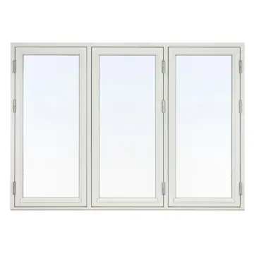 Sidohängt Fönster Svenska Fönster 3-Luft Trä 2-Glas Rund Profil