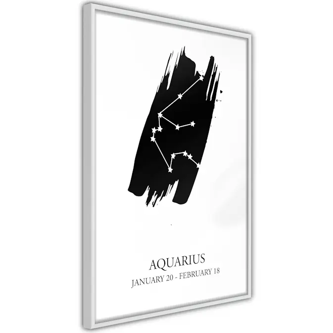 Poster Artgeist Affisch Zodiac Signs Aquarius
