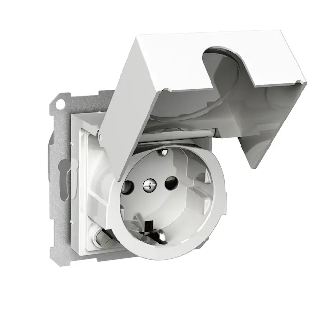 Vägguttag Schneider Electric Exxact IP44