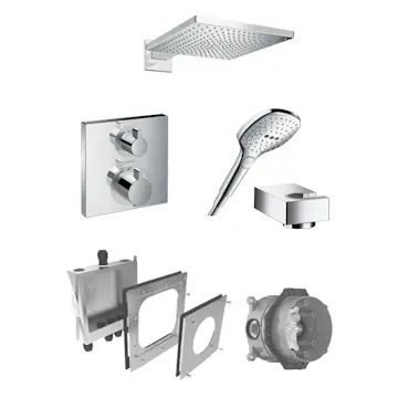 Takdusch Hansgrohe Ecostat Inbyggnadspaket