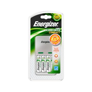 Laddare Energizer Compact 2000 4x Aa 2000mAh