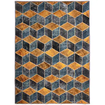 Persisk Patchworkmatta D-sign Handknuten 750765