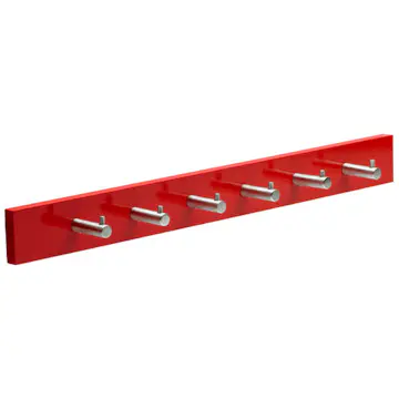 Klädhängare Habo Dot Röd/Rostfri