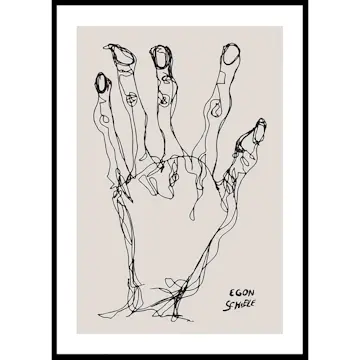 Poster Gallerix Egon Schiele Hand