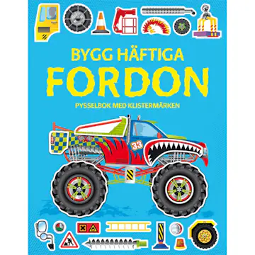 Pysselbok Teddykompaniet Bygg Häftiga Fordon Med Klistermärken