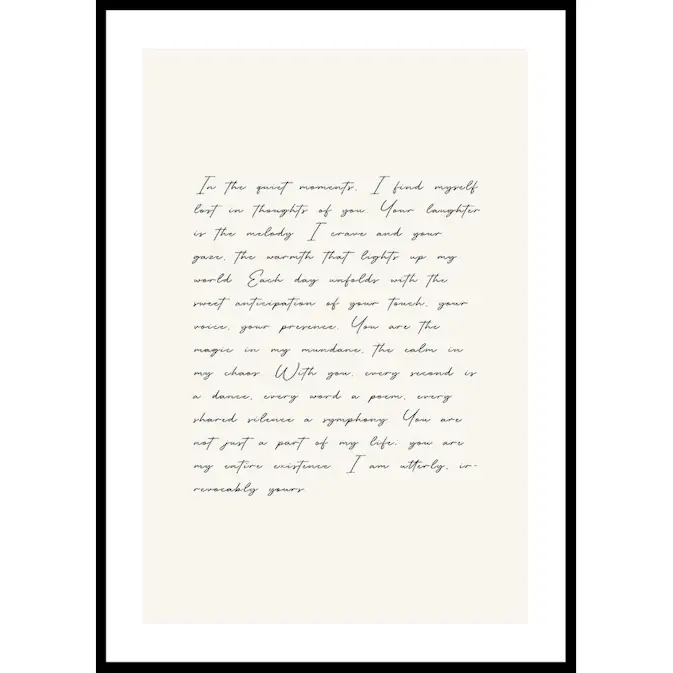 Poster Gallerix The Letter