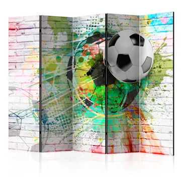 Rumsavdelare Skärmvägg Arkiio Colourful Sport II 225x172 cm