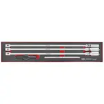 Tändstiftshylssats 5 delar Teng Tools 3/8 tum fäste och T-handtag TEXTB05