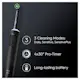 Eltandborste Oral-B Vitality Pro Svart med Extra Refill & 3 Borstningslägen