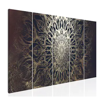 Tavla Arkiio Hypnosis Brown 5 delar