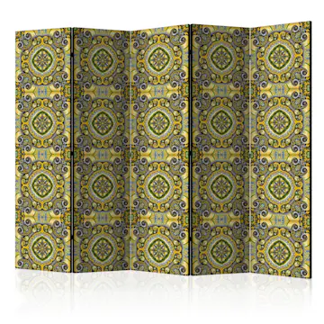 Rumsavdelare Skärmvägg Arkiio Malachite Mosaic II 225x172 cm