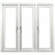 Sidohängt Fönster Outline 3-Glas Aluminium 3-Luft