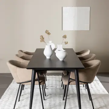 Matgrupp Venture Home Ellis 230 med 6 st Evelina Stolar