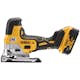 Sticksåg Dewalt DCS335P2 Bodygrip 18V med batteri och laddare