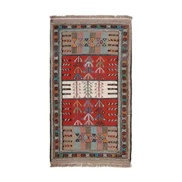 Persisk Nålmatta Arkiio Quchan Kelim Exklusiv 110x196