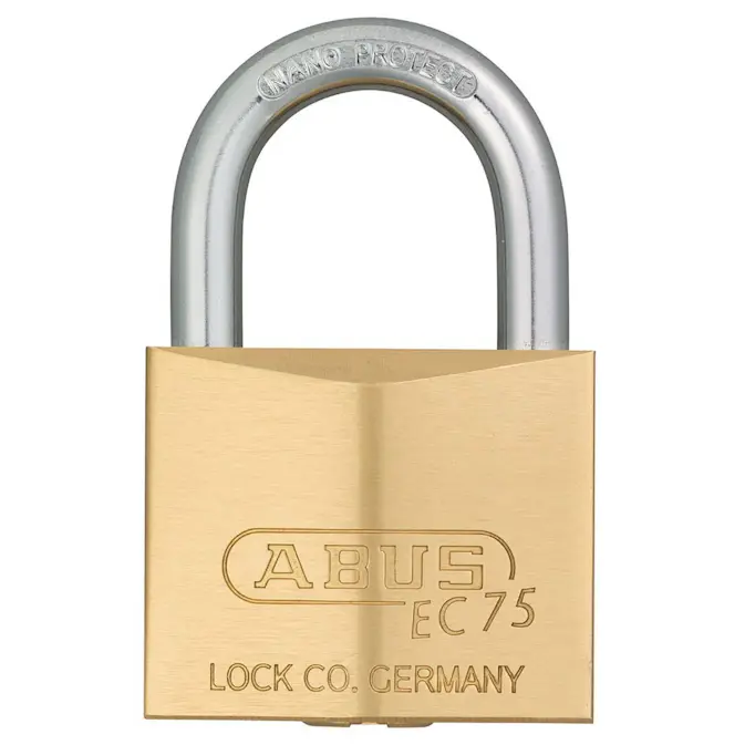 Hänglås Abus 75/40 Ec75 Mässing