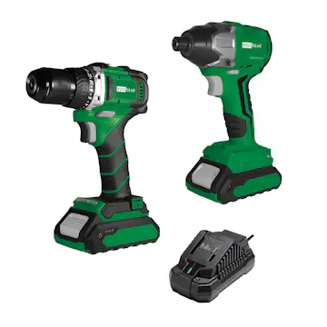 Verktygspaket Voltgear Skruvdragare x2 Med Laddare & 2 st Batteri 2Ah