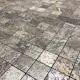 Mosaik Stencentralen Skiffer Argento Shine Mörkgrå 5x5 cm
