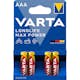 Batteri VARTA Alkaliska Max Power LR03/AAA 4-Pack