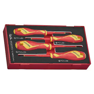 Skruvmejselsats Teng Tools TEAMDV04N1 1000V