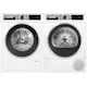 Tvättmaskin och Torktumlare Bosch WGG244FTSN + WQG245DBSN Serie 6 Vit